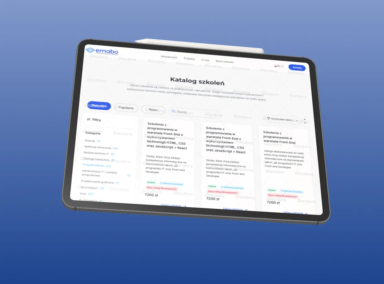 Ernabo Web Application